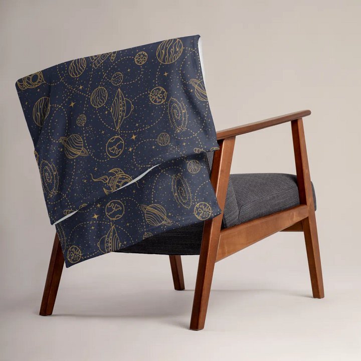 Explore The Universe Throw Blanket product image (1)