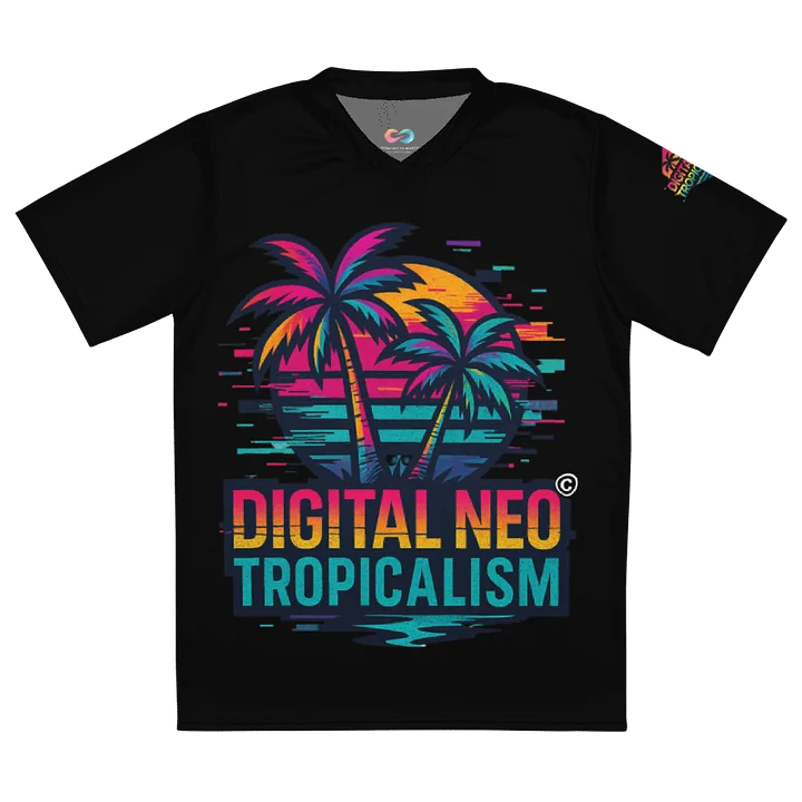 LIMITED EDITION - CNX Core All-over print Unisex Tee — Digital Neo Tropicalism 001 product image (1)