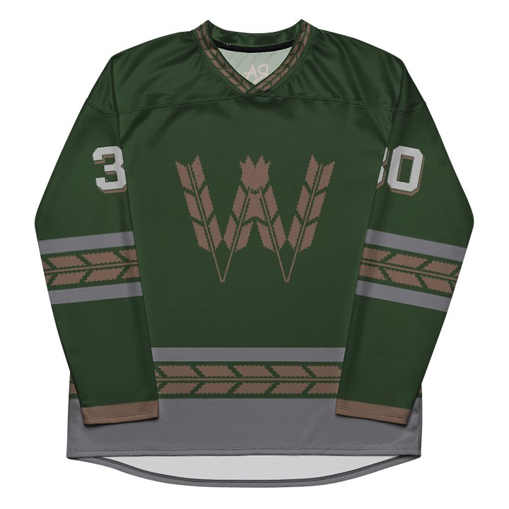 Wisconsin Barley - Green Hockey Jersey product image (1)