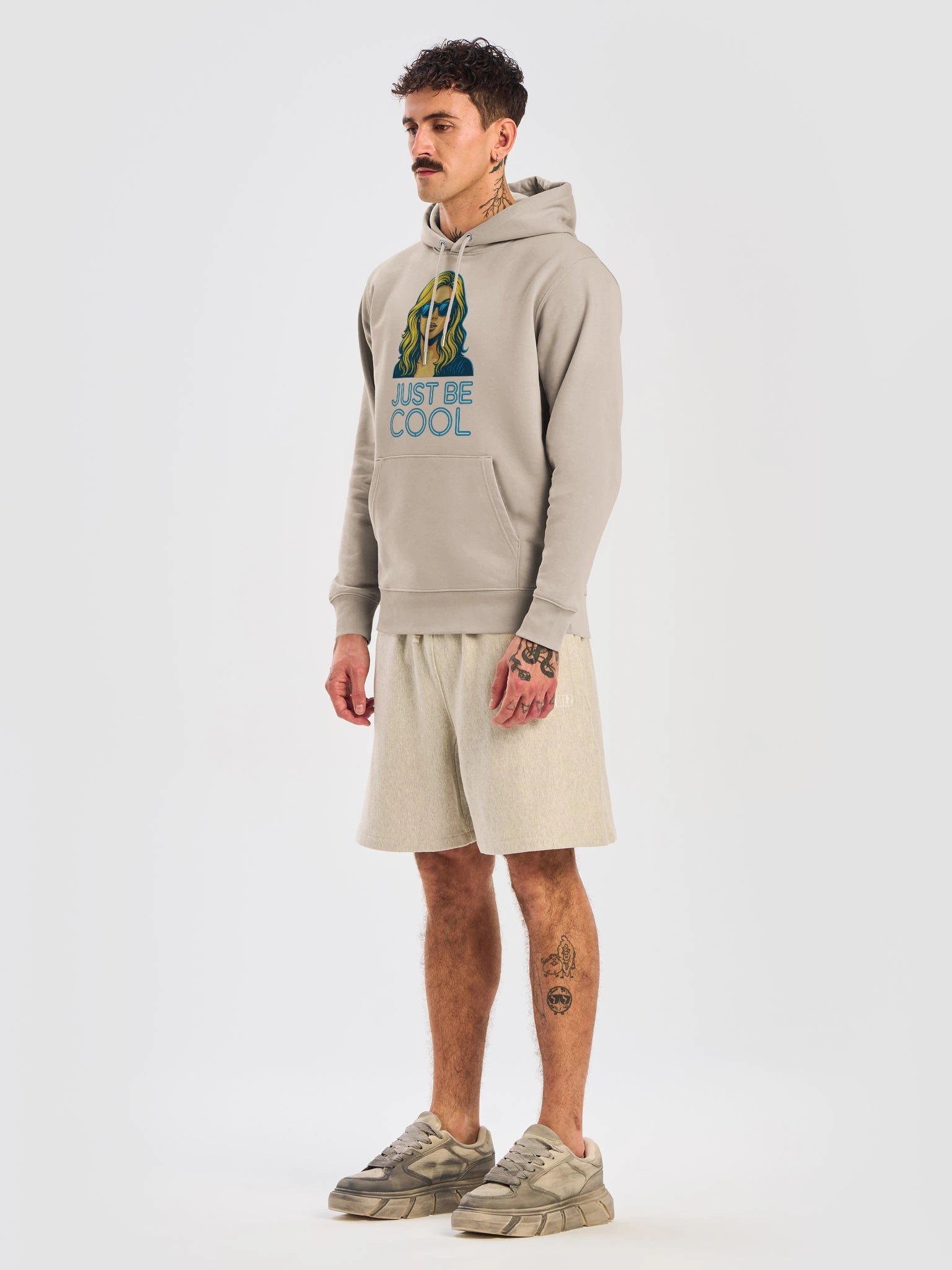 The JUST BE COOL (Pop Art) Graphic Hoodie product image (19)
