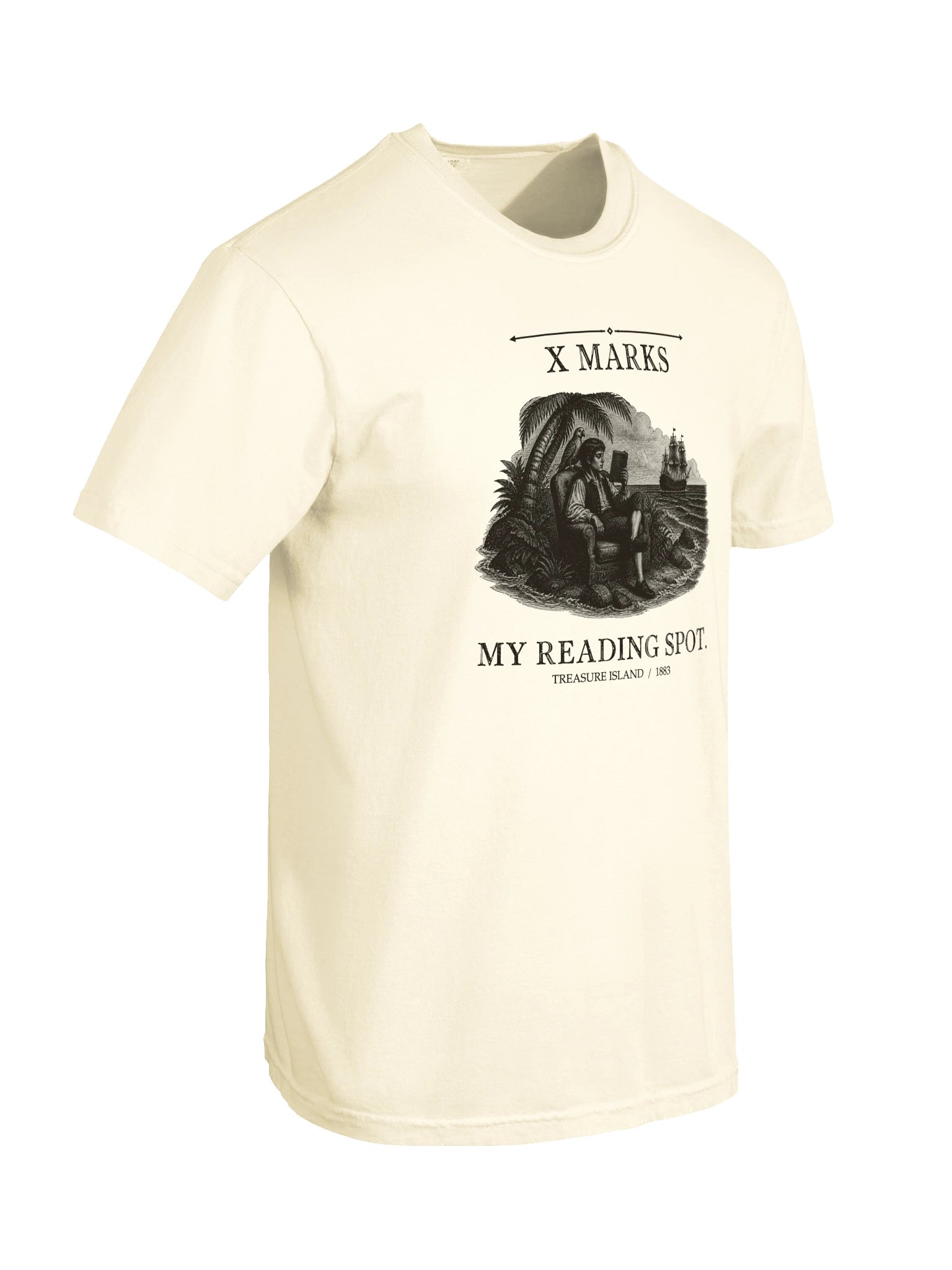 X Marks Reading Spot -- Treasure Island Tee (Light) product image (21)