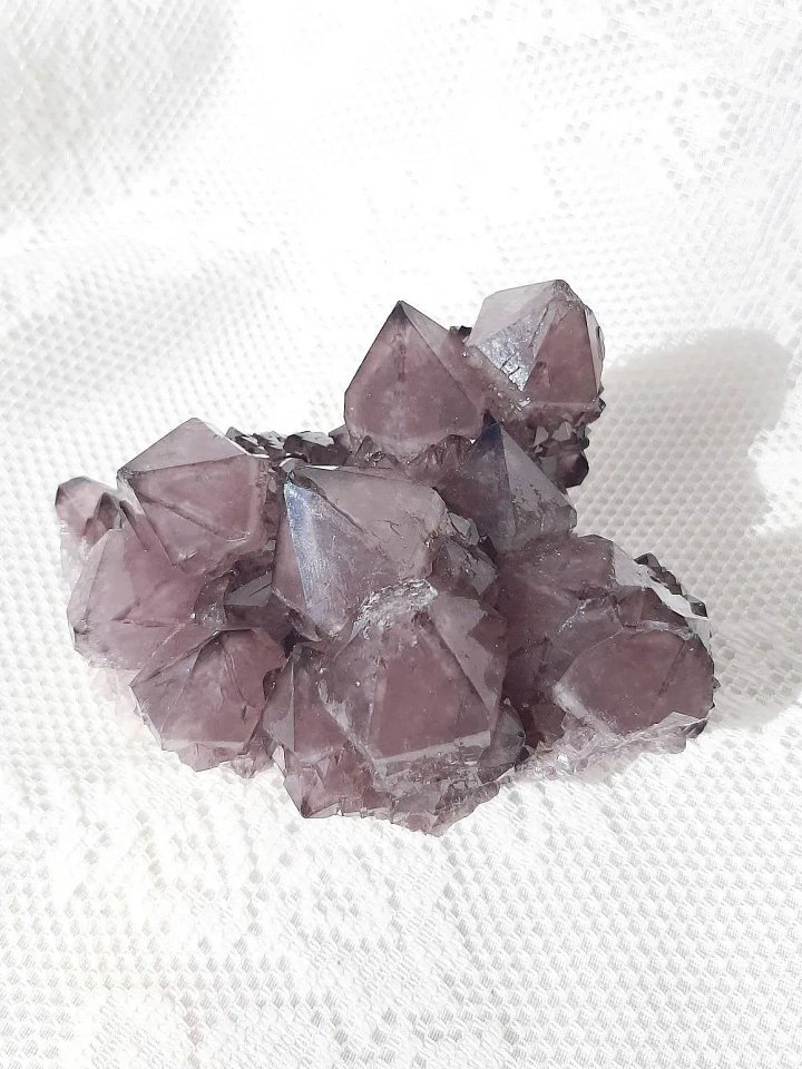 Rare deep purple spirit quartz cluster product image (1)
