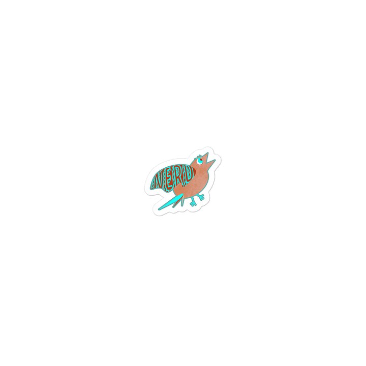 Bird the Nerd Chickadee Sticker product image (1)