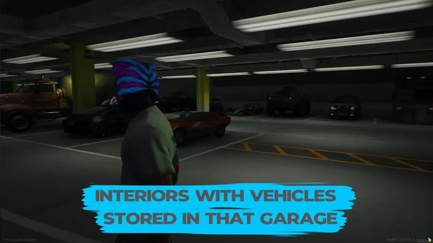 Advanced Garages V5 for FiveM | Massive update with decoration system [QBCore / ESX / QBOX] product image (3)
