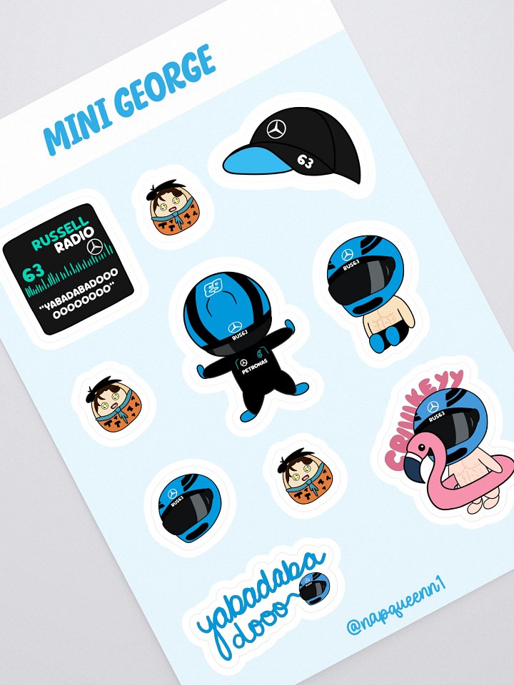 George Russell - Sticker Sheet product image (1)
