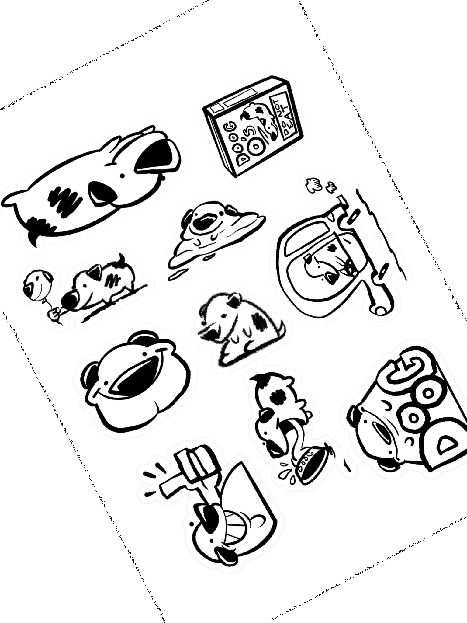 Doog Sticker Sheet product image (1)