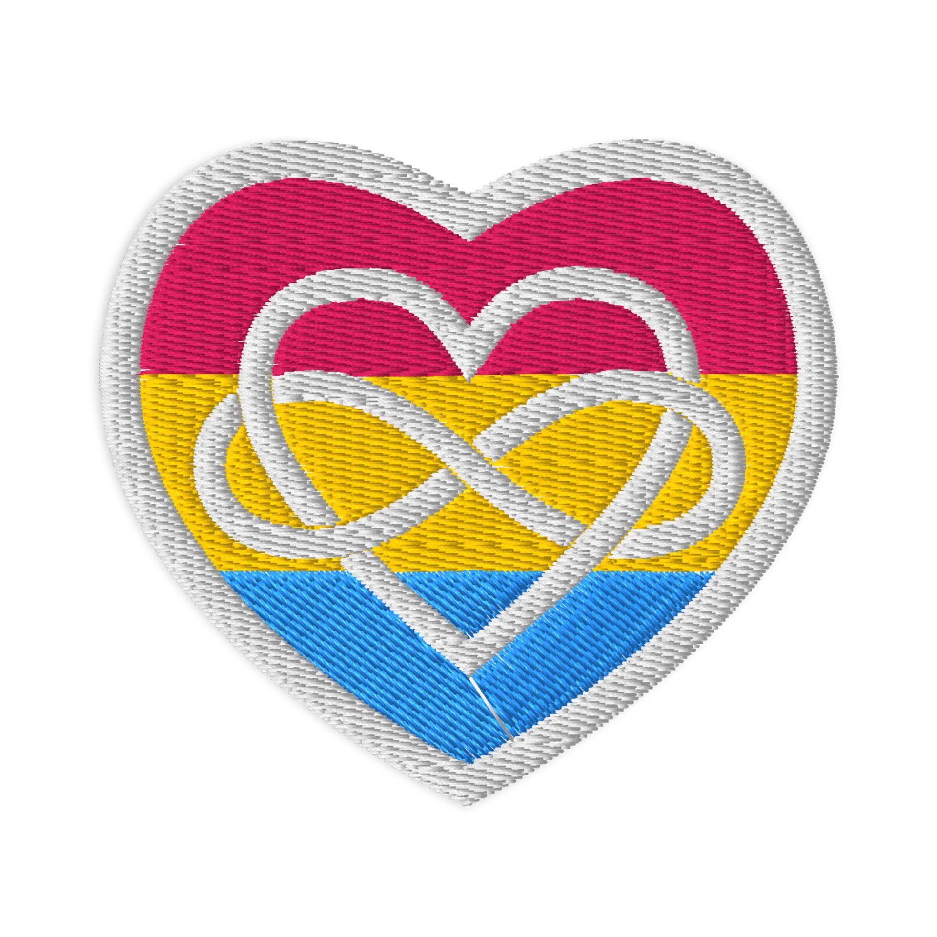 Pansexual Poly Infinity Heart Patch - Heart product image (1)
