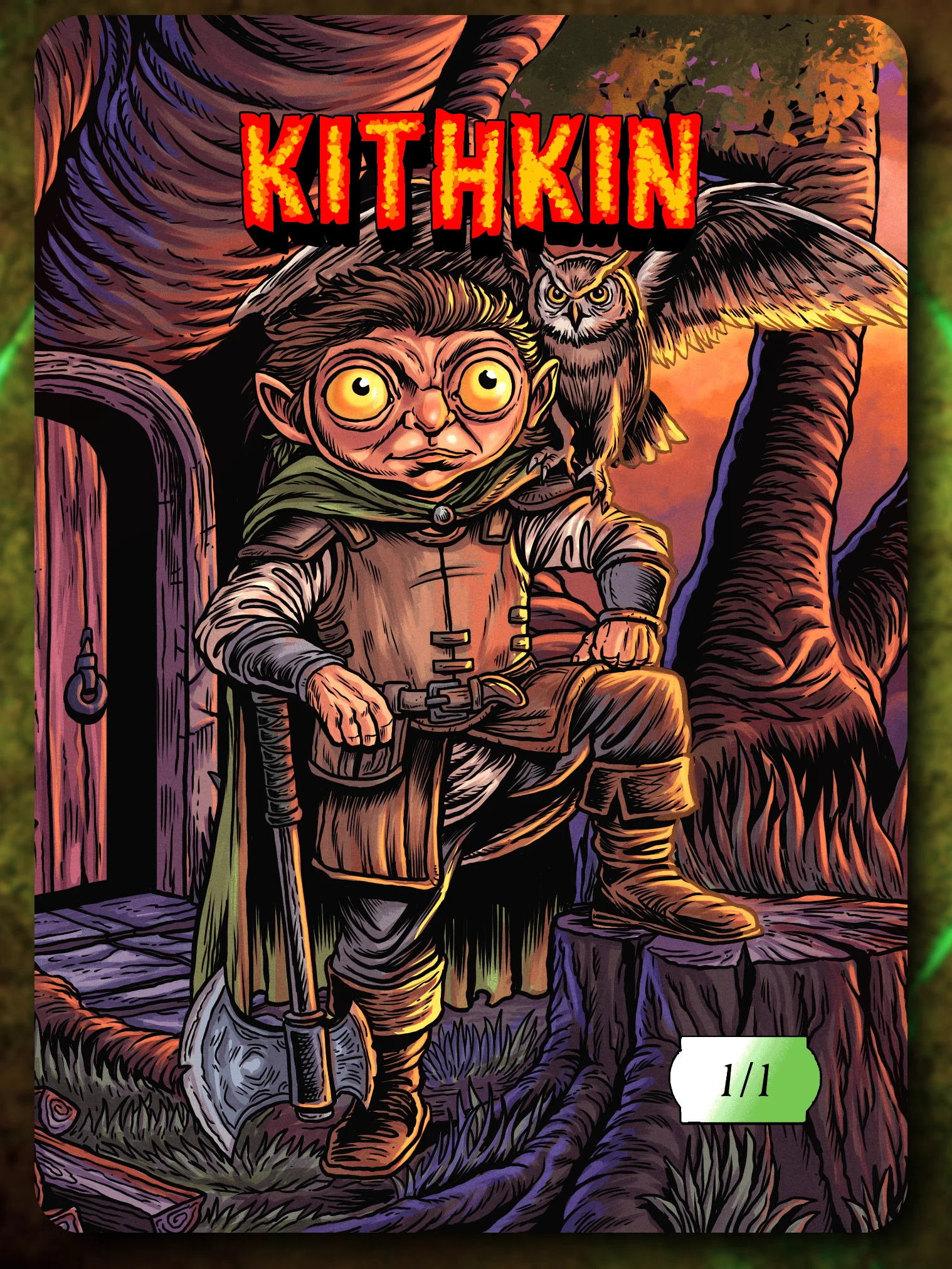 Kithkin 1/1 Full Art Token product image (1)