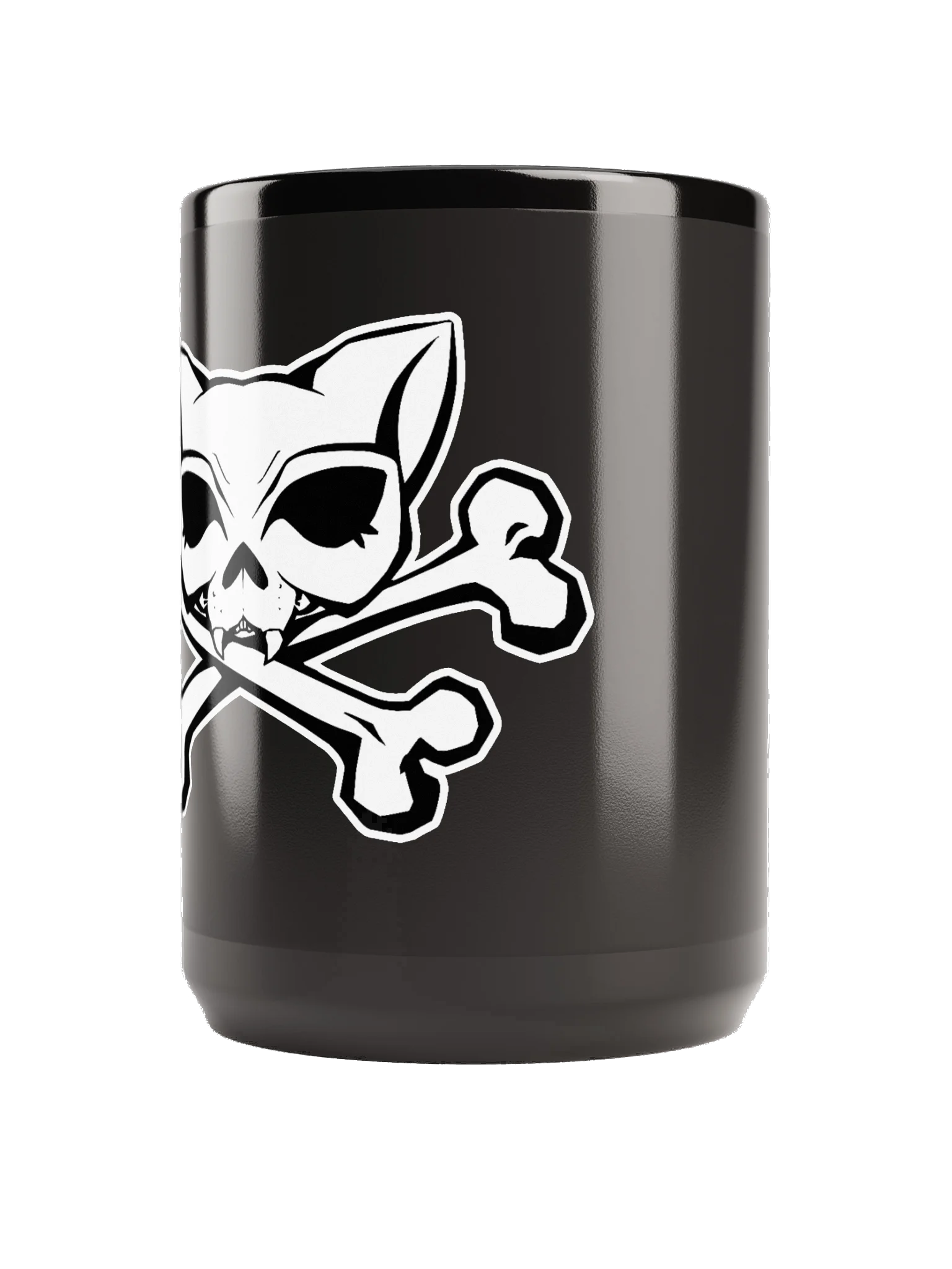 White Kat Skull Blaque Mug product image (2)