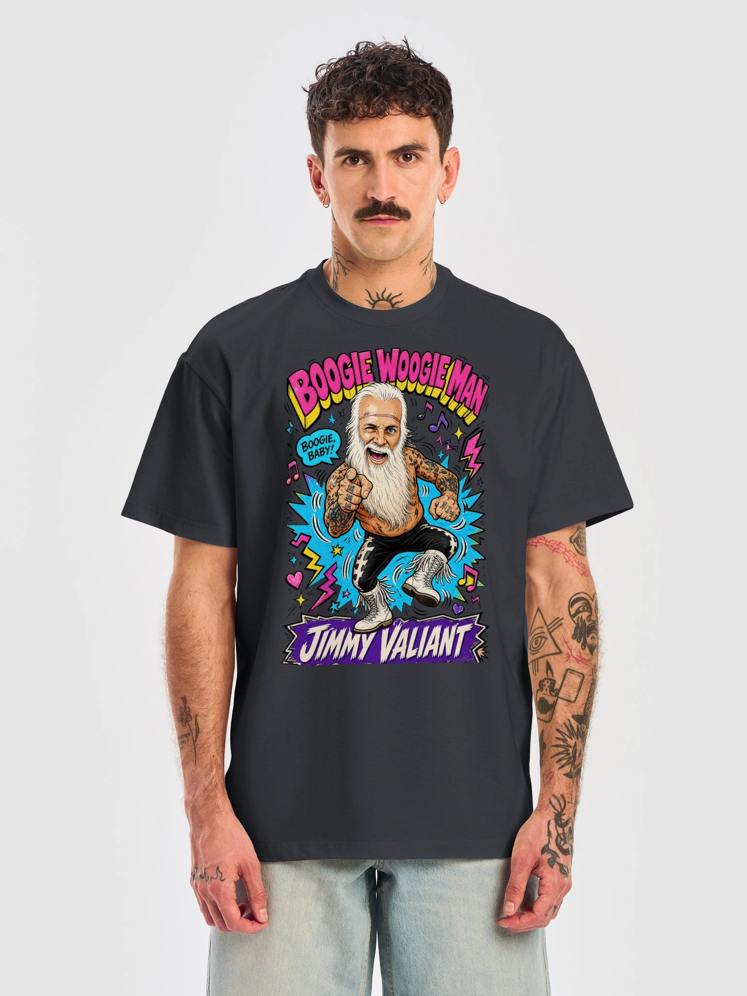 JIMMY VALIANT RETRO STREETWEAR TEE product image (5)