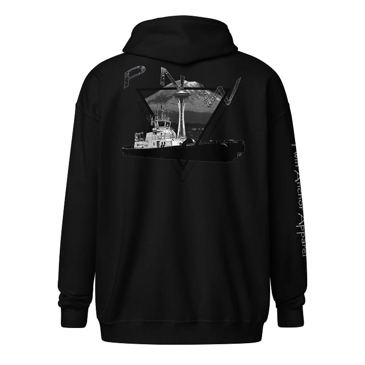 PNW T-Mt Raine & Tug Response – Maritime Heritage | Twin Anchor Apparel Fog Harbor Line product image (1)