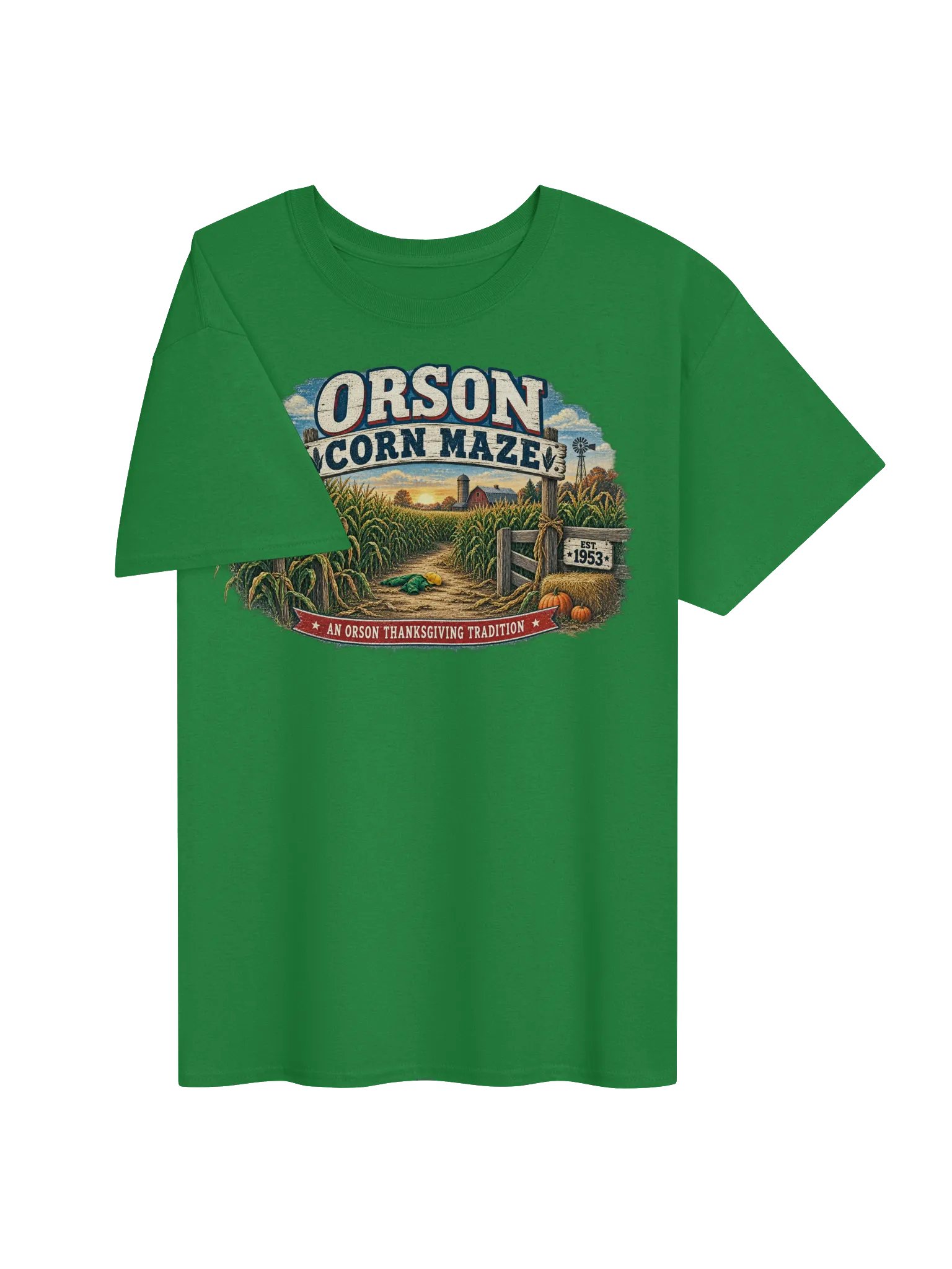 Orson Corn Maze – Thanksgiving Tradition T-Shirt product image (3)