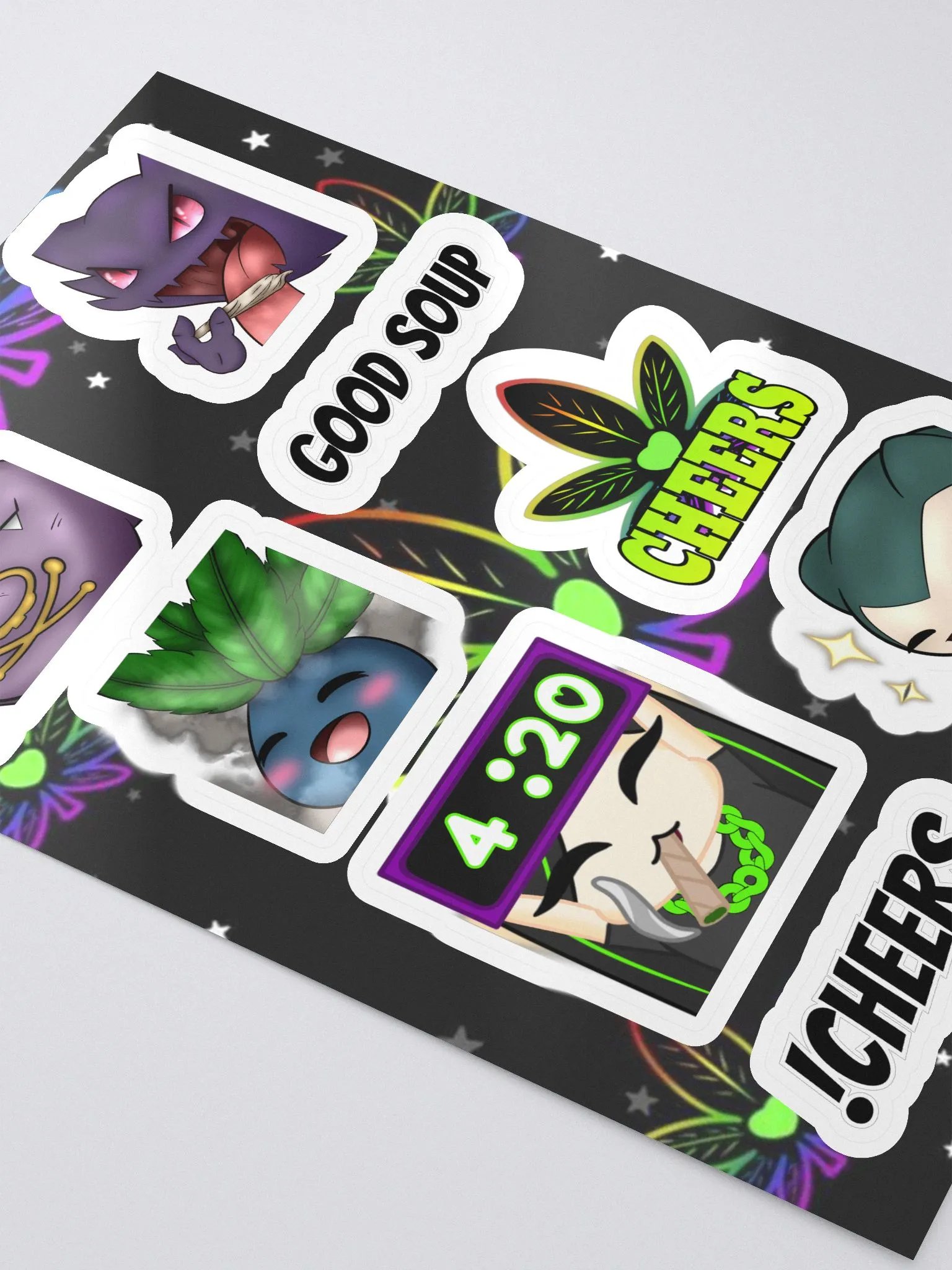 stoner sticker sheet product image (3)