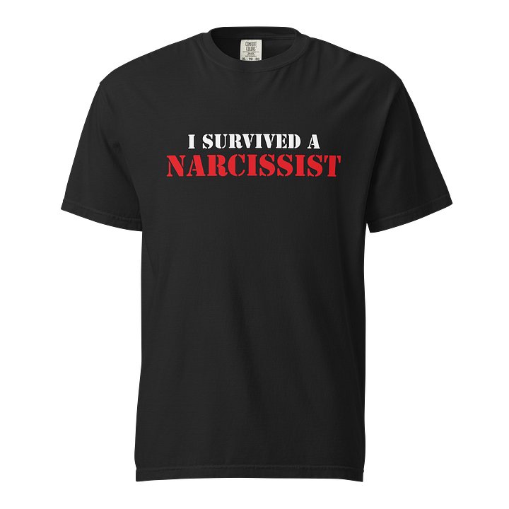 I Survived a Narcissist Statement T-Shirt product image (1)