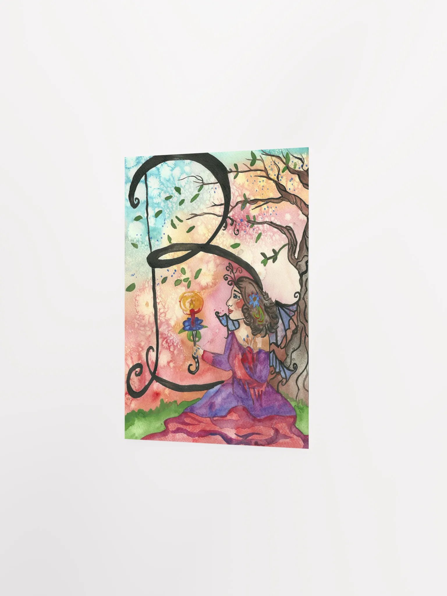 Fairy Alphabets - Letter B Art Print product image (2)