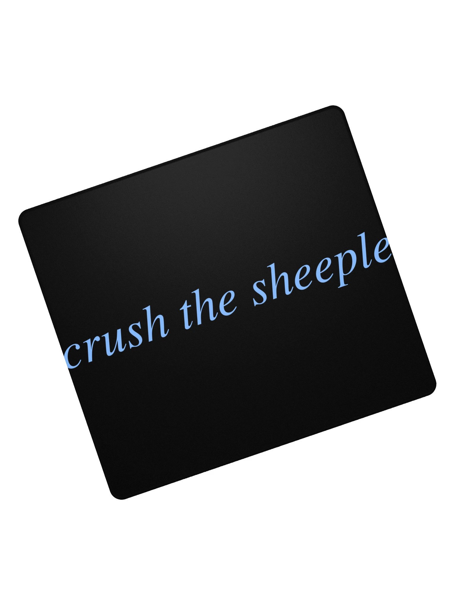 No ShopCo Gaming Mouse Pad - Light Blue on Black product image (7)