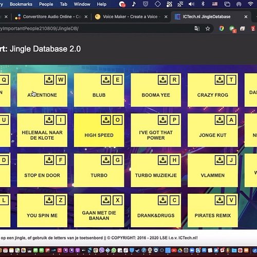 EZStudio Jingle SoundBoard @startimecamp