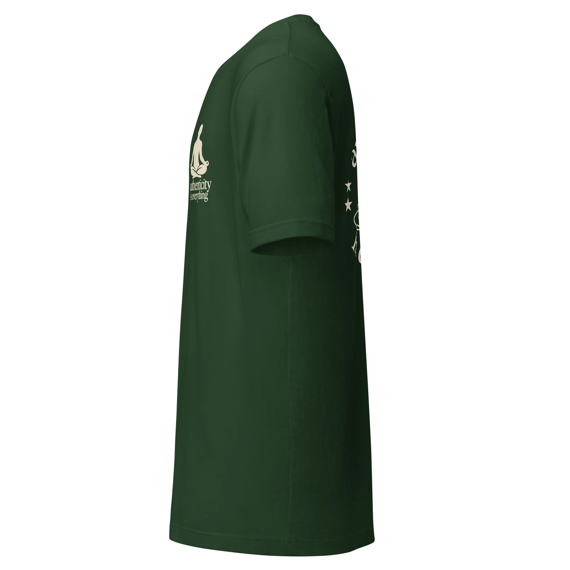 Authenticity Meditstion logo tshirt product image (3)