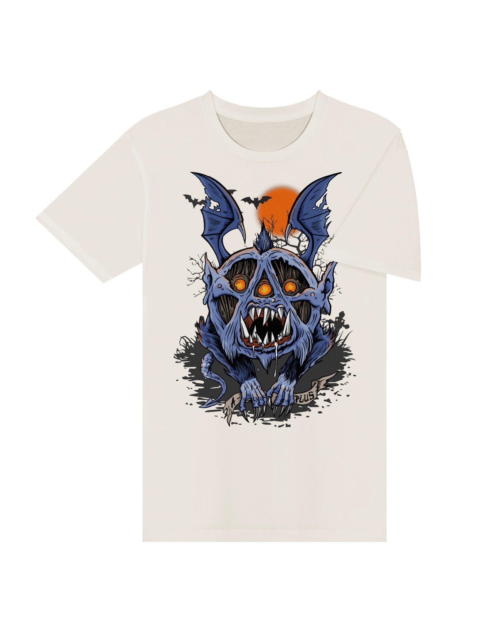 Three Eyed Night Tee (Bone) product image (4)
