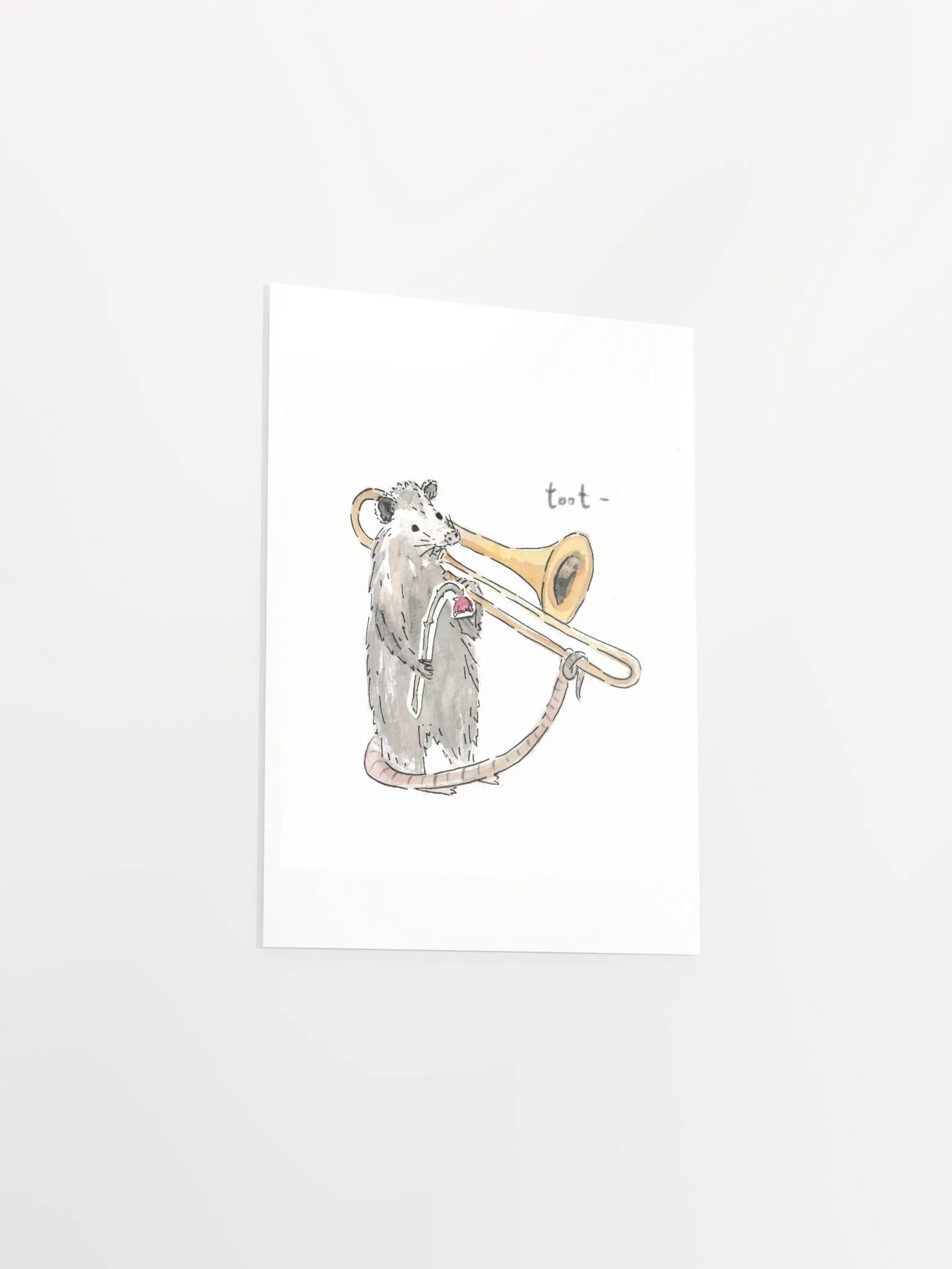 Serenaded by an Opossum Art Print product image (10)