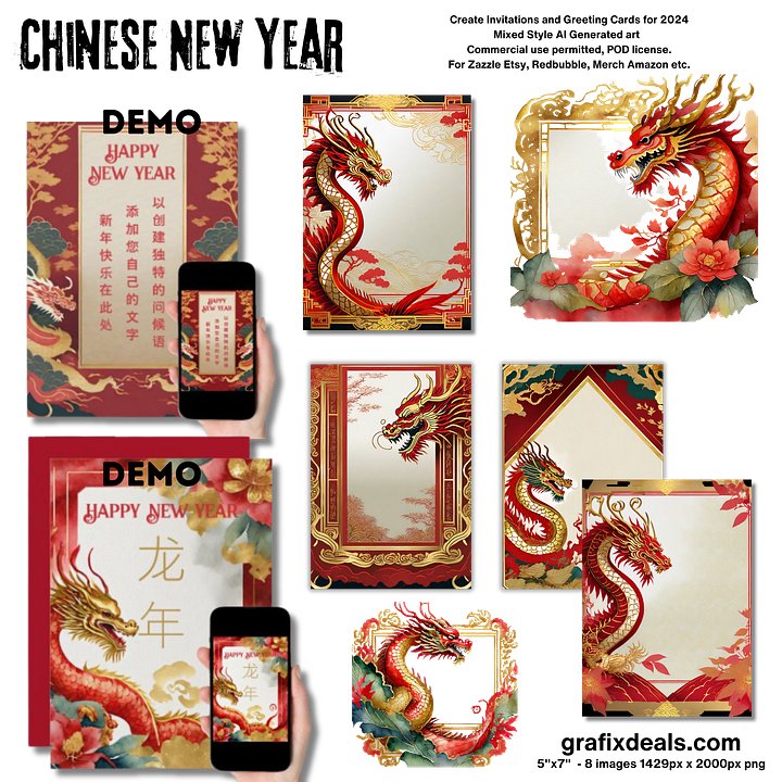 Chinese New Year of the Dragon 2024 product image (2)