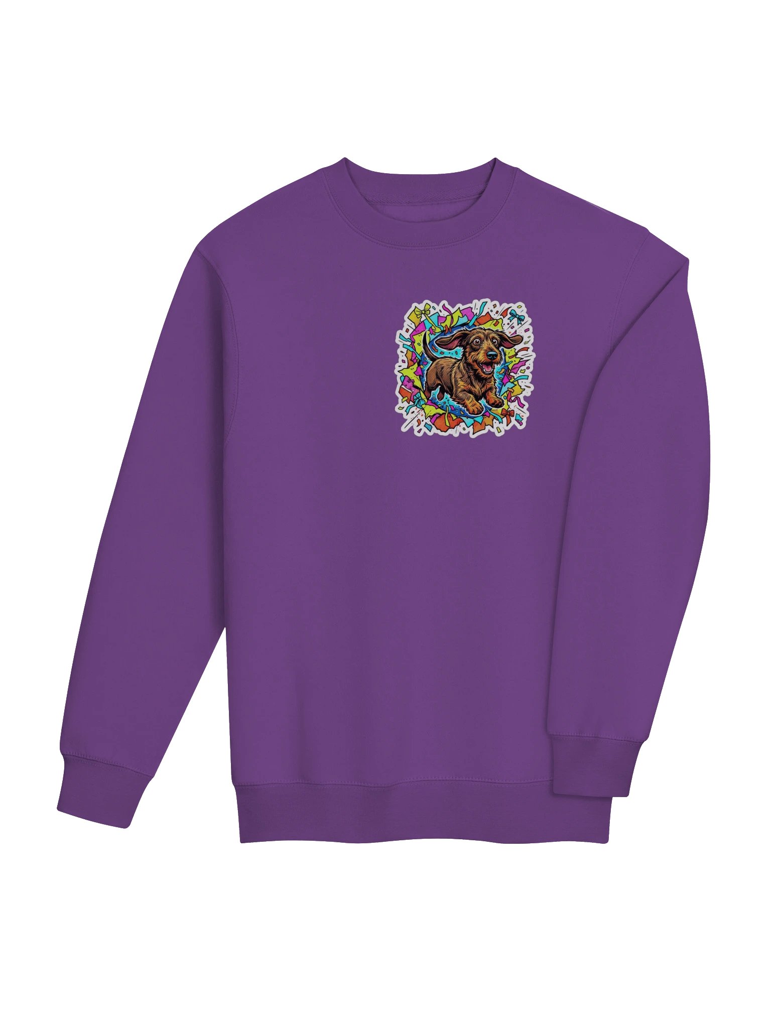 Wrapping Paper Chaos Dachshund Heart Crewneck product image (16)