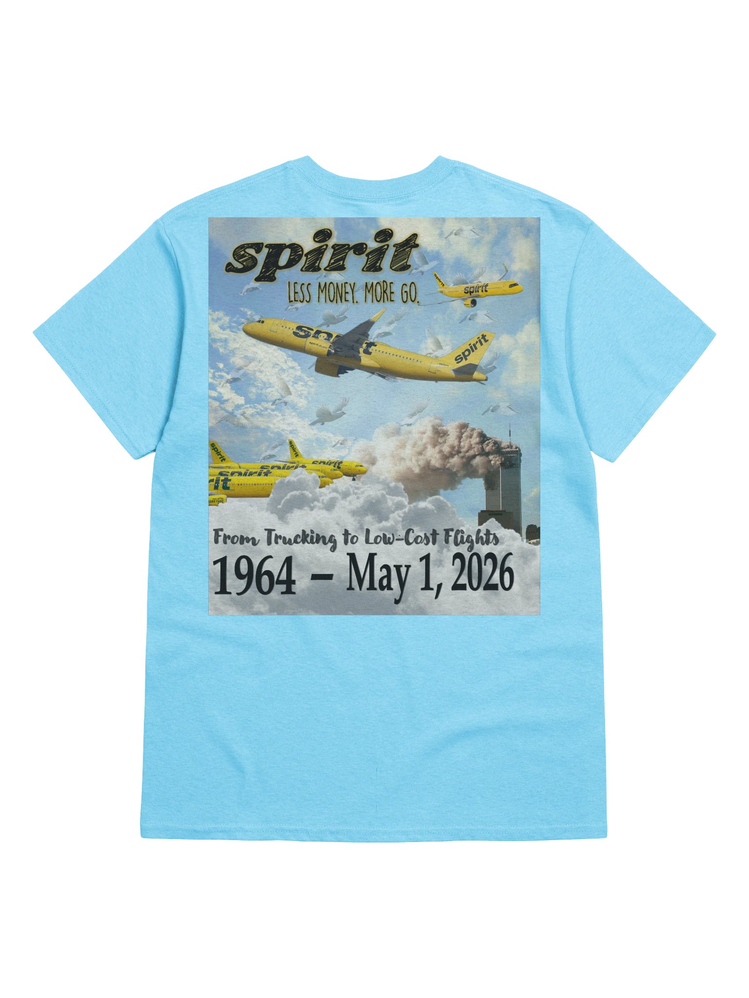 NEVER FORGET SPIRIT AIRLINES 🙏🏾🕊️✨ — T-SHIRT (LIGHT + FULL) product image (66)