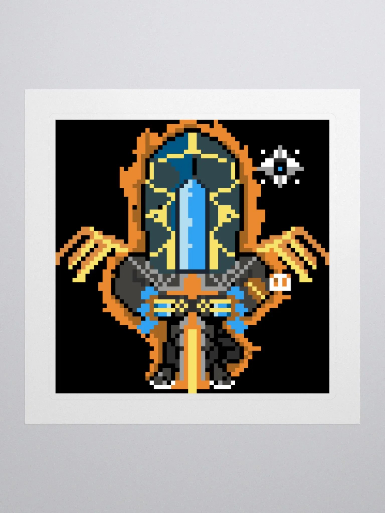 Pixel Warlock Sticker product image (1)