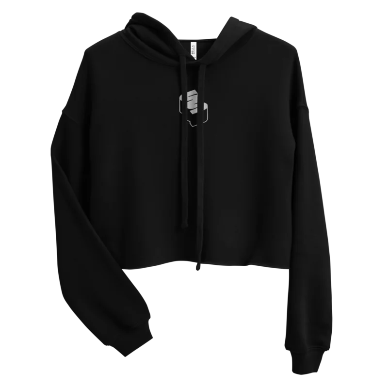 Women's Crop Hoodie (Black) product image (1)