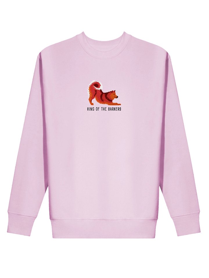 King of the Barkers Sweatshirt (Embroidered) of a Finnish Spitz(Red) product image (58)