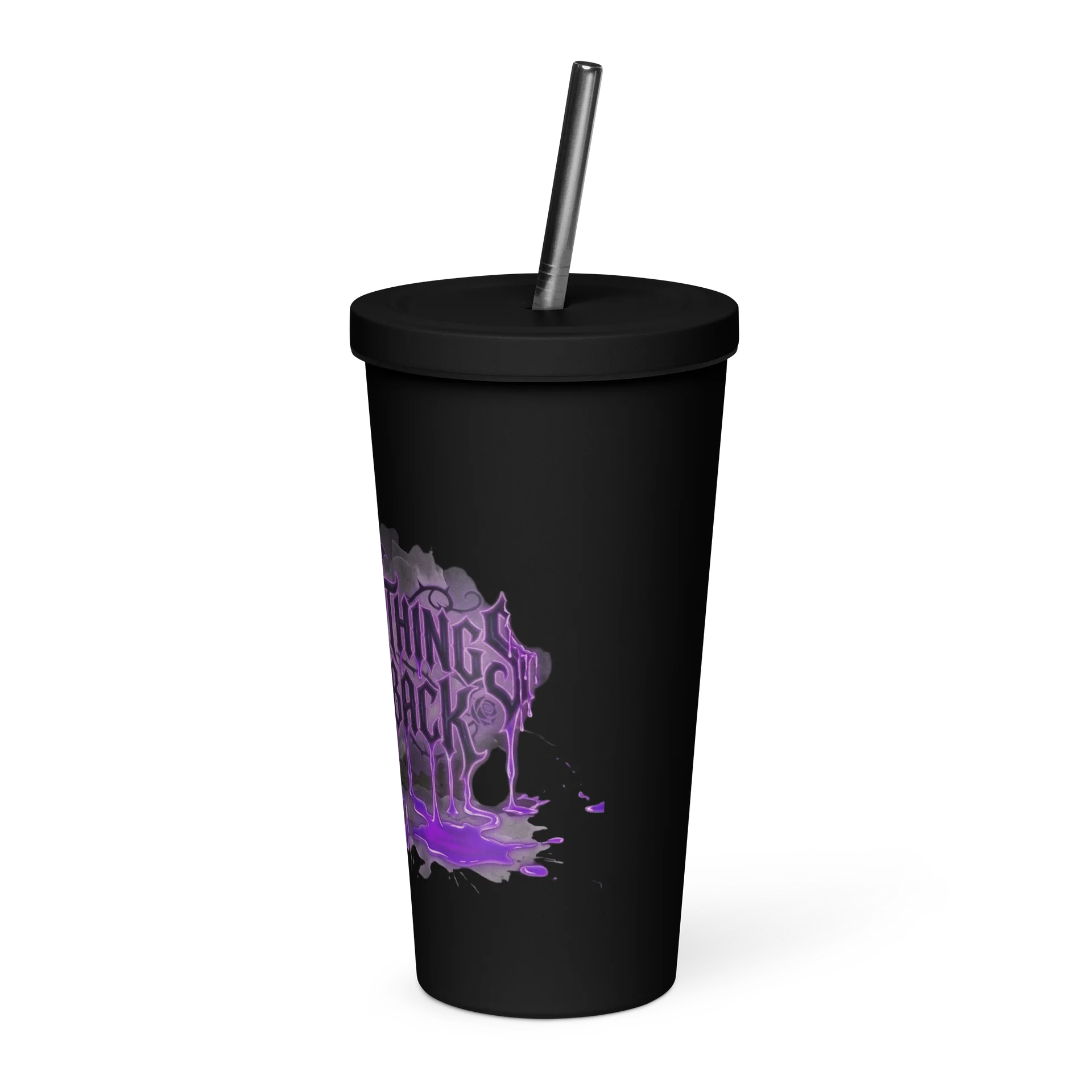 PRETTY THINGS BITE BACK — Gothic Purple Tumbler product image (3)