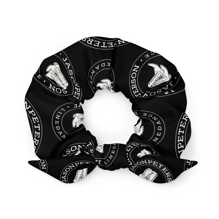 JPLinedance Black All-Over Scrunchie product image (1)