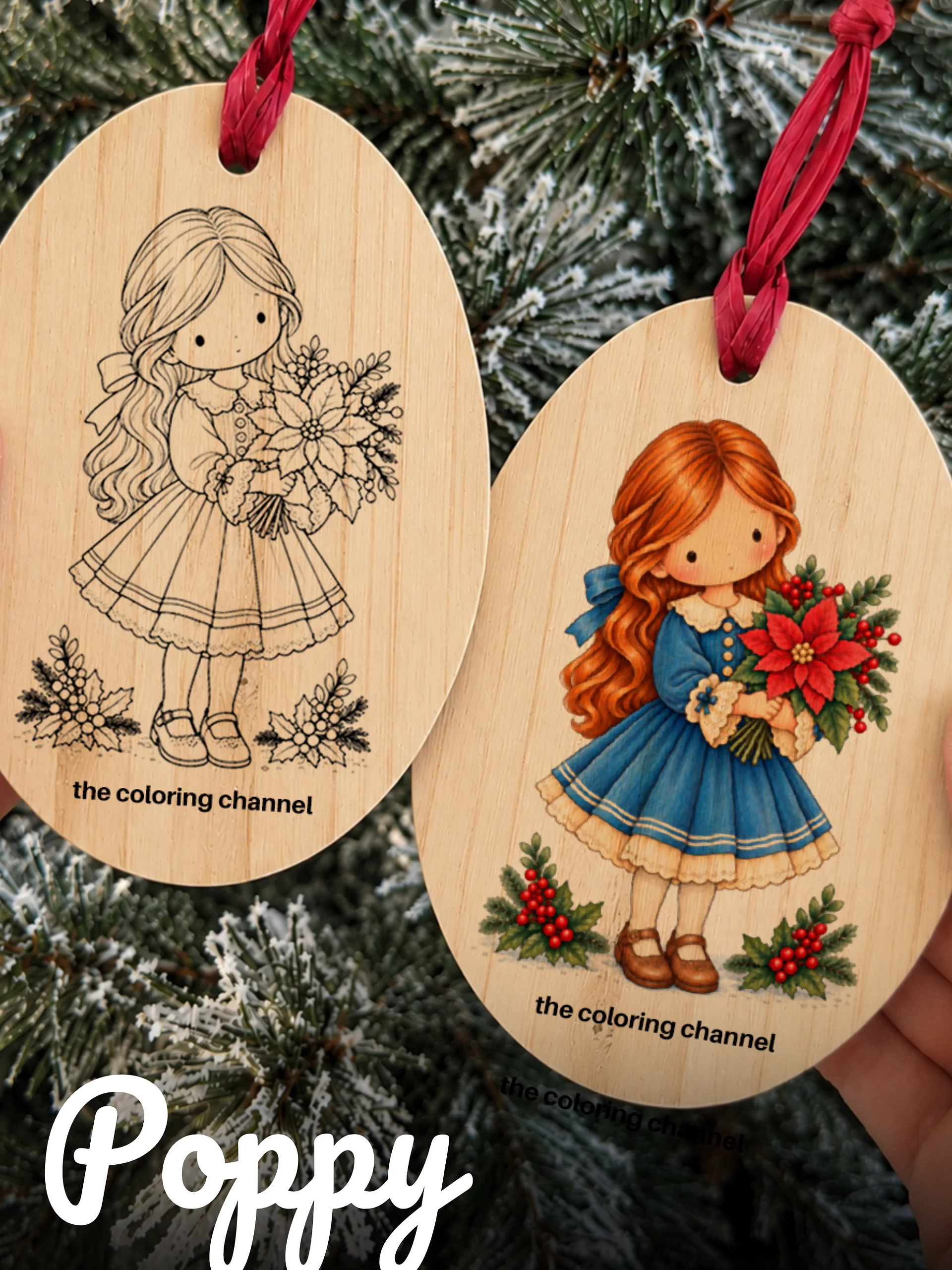 Poppy - Color Your Own Ornament product image (1)