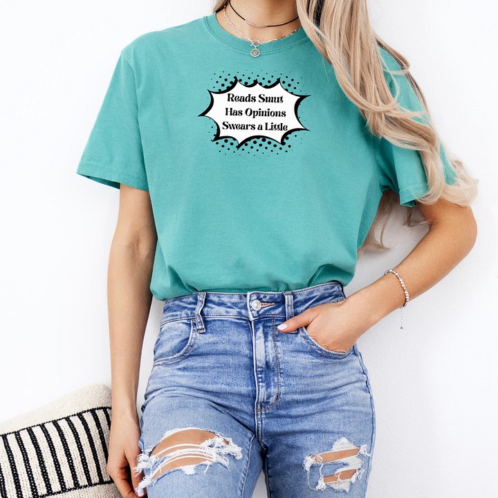 Reads Smut T-Shirt | Funny Bookish Tee | Spicy Romance Reader Gift product image (1)