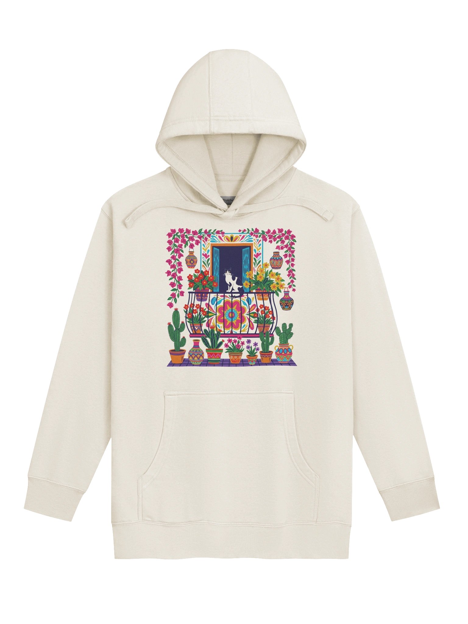 Balcony Cat Unisex Premium Hoodie product image (2)
