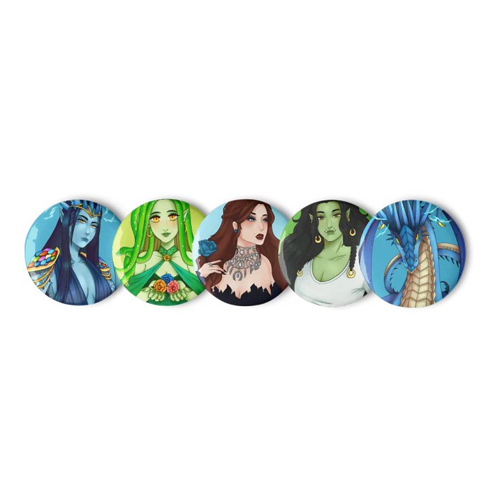 ASMR Tales Ladies Pin Set 1 product image (2)
