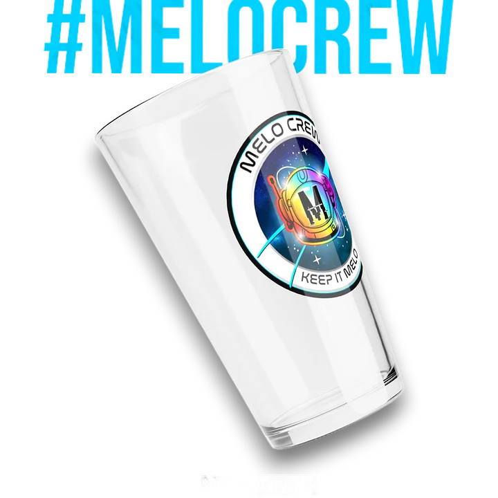 #MeloCrew Badge - Pint Glass | #MadeByMELO product image (2)