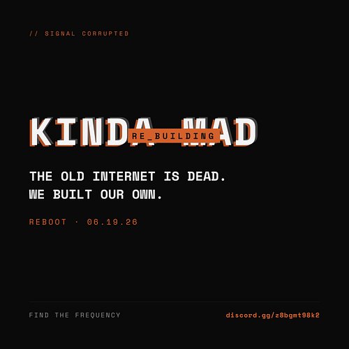 Social media is getting old and abused. Come hangout in a better spot. Link in bio.