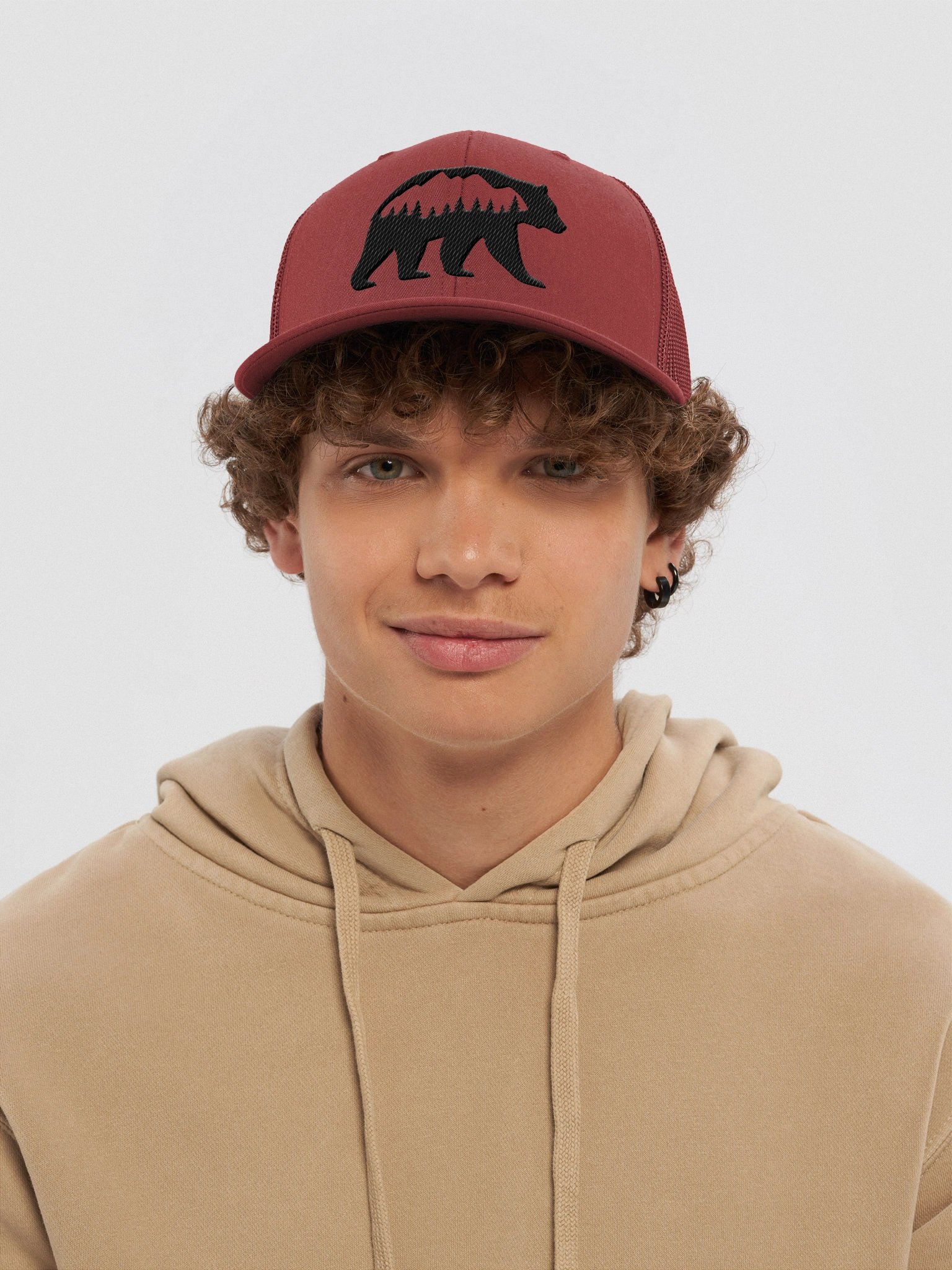 Mountain Grizzly Snapback Trucker Hat product image (21)