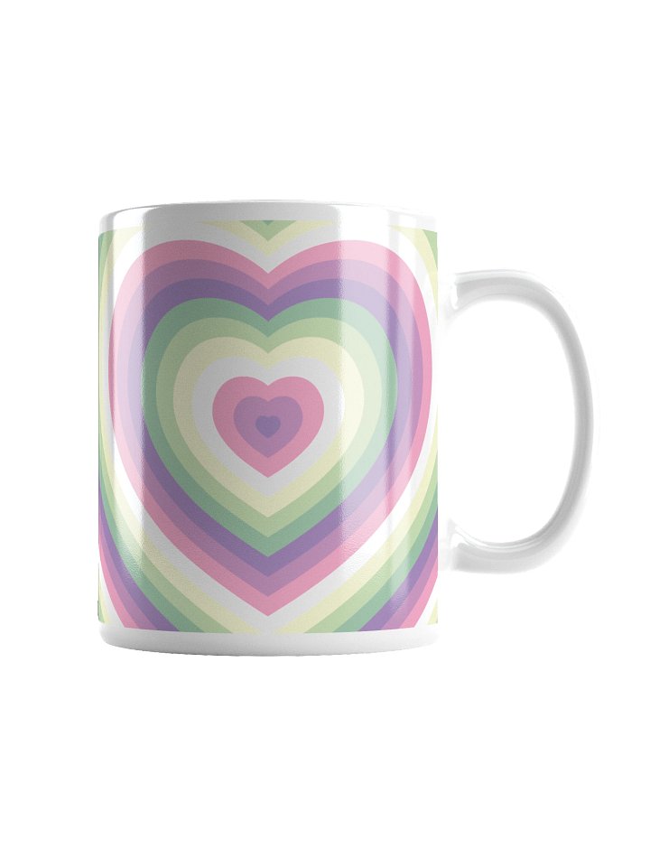 Genderfae Pride Hearts Mug (Left-handed) product image (1)