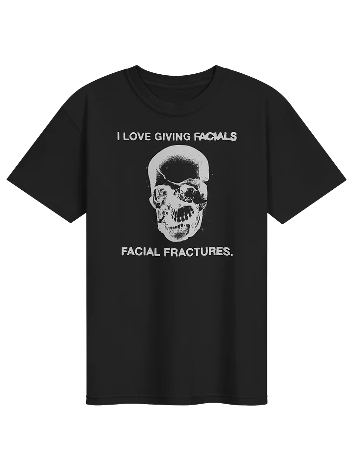 "FACIALS" T-SHIRT (BLACK product image (1)