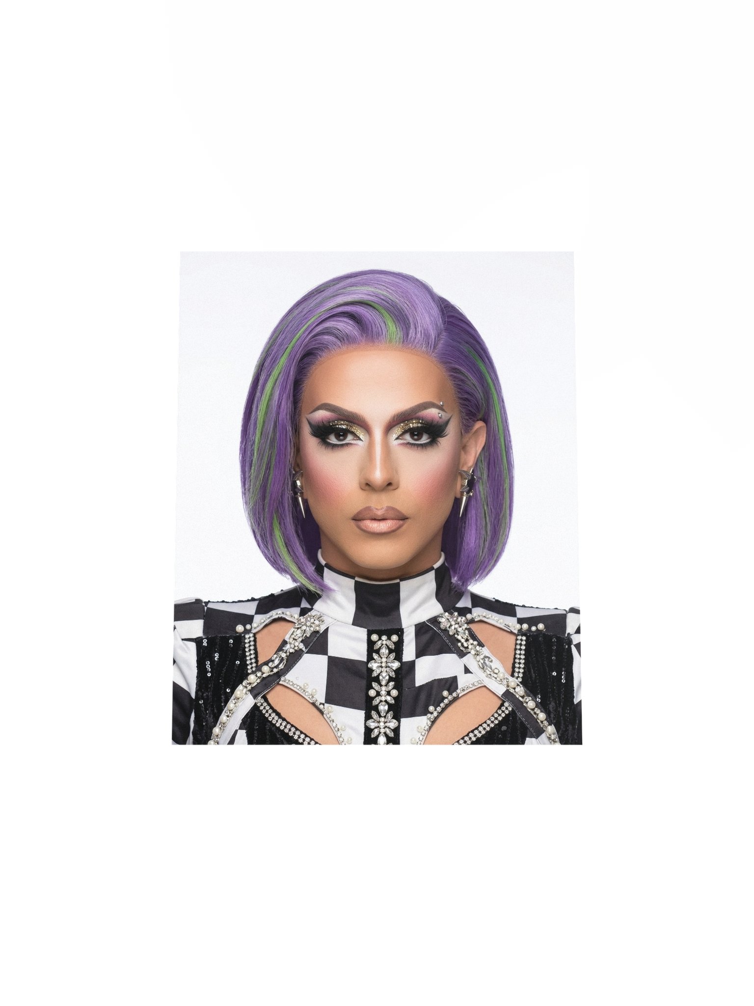 "Checkered Glam" Headshot 8x10 Promo product image (4)