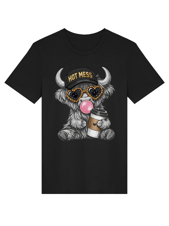 Funny Coffee Cow t shirt for women product image (2)