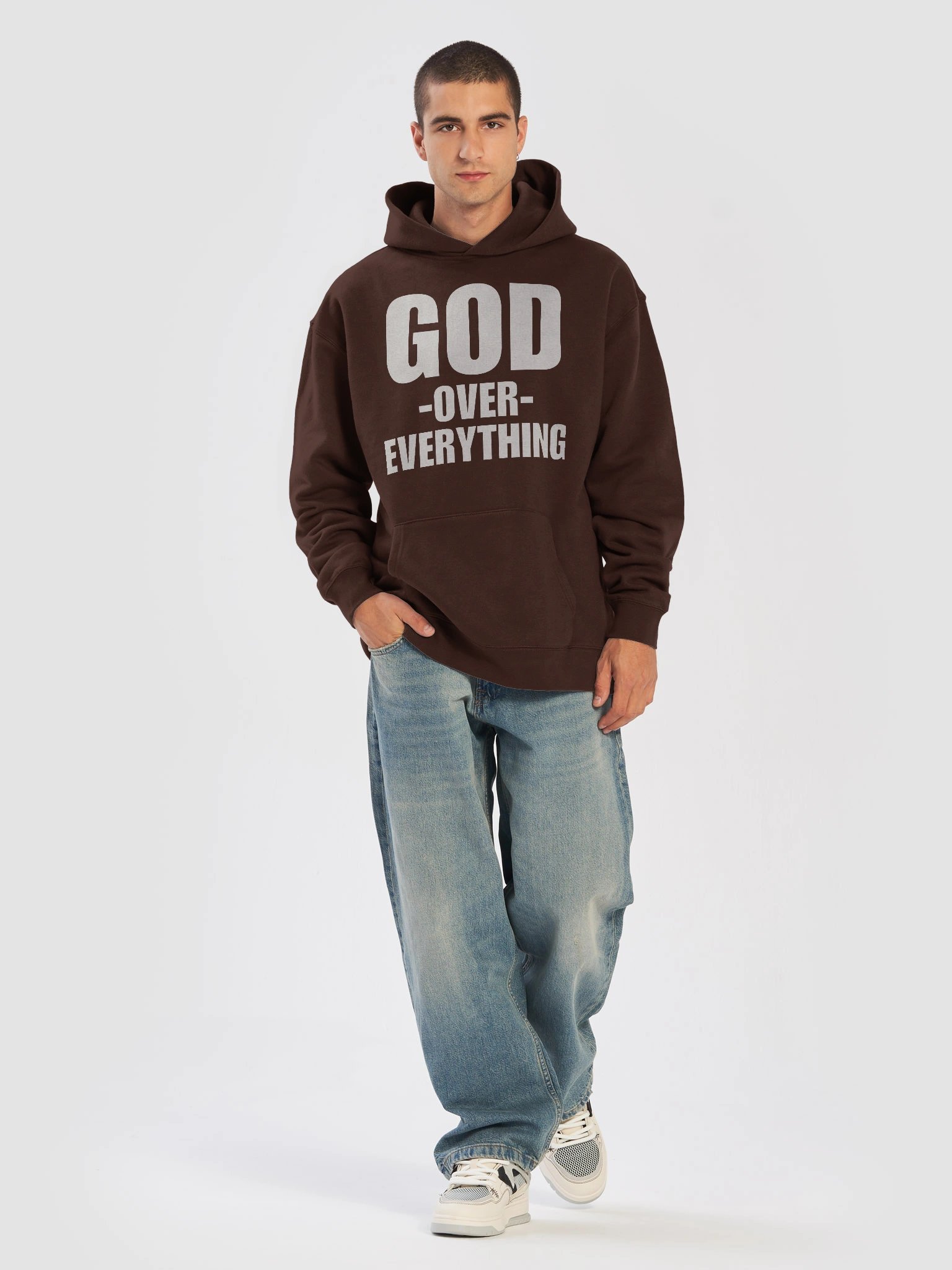 GOD OVER EVERYTHING Unisex Premium Hoodie product image (1)