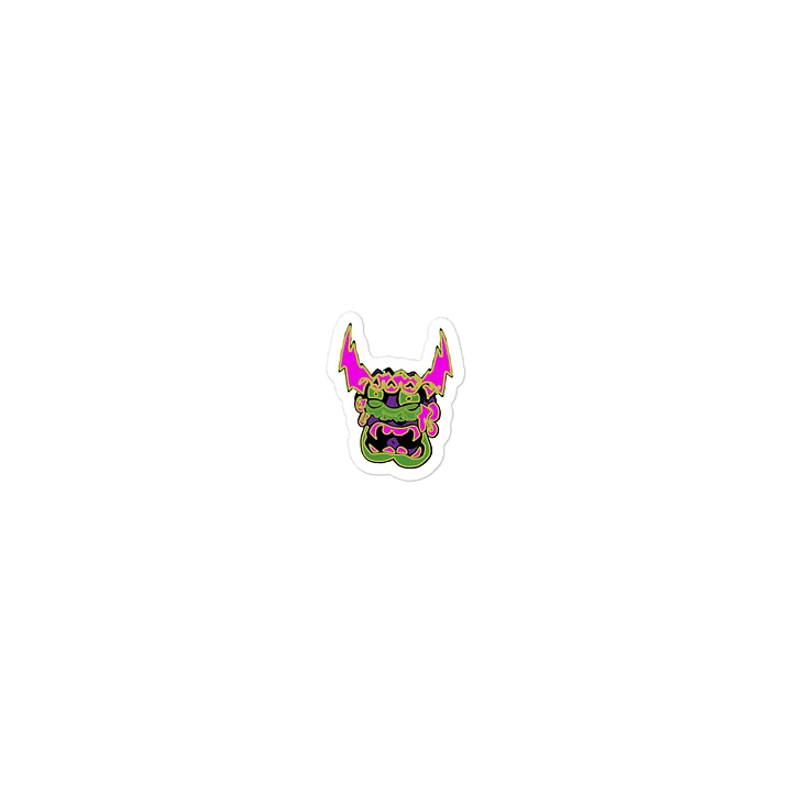 crown of horns die-cut sticker product image (1)