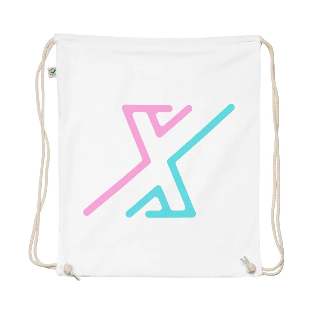 Pink&Teal Drawstring bag product image (1)