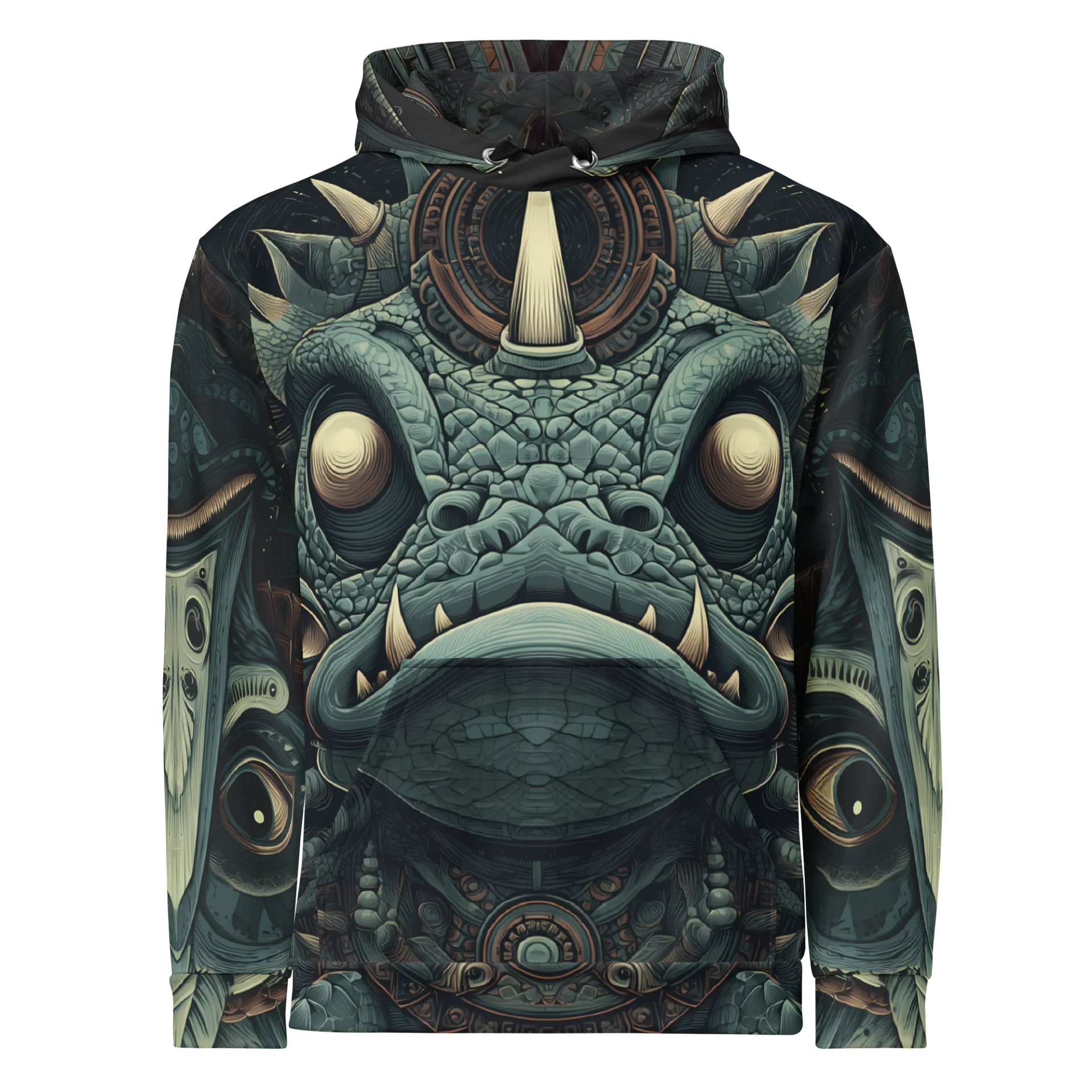 Tribal Psychedelic Reptilian Unisex Hoodie product image (1)