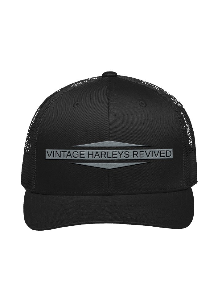Vintage Harleys Revived – Bar & Shield Trucker Hat product image (1)