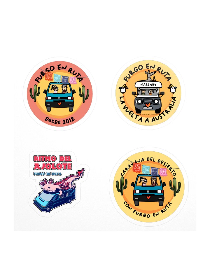 Los nuevos stickers de Furgo en ruta product image (1)
