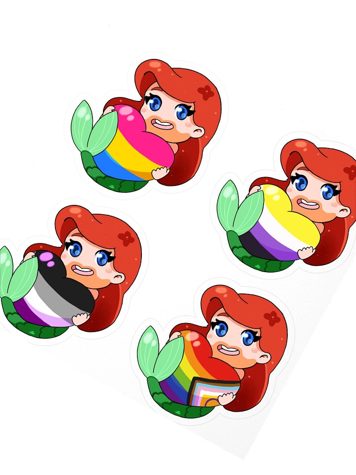Samalytical Mermaid Stickers - Q+ product image (2)